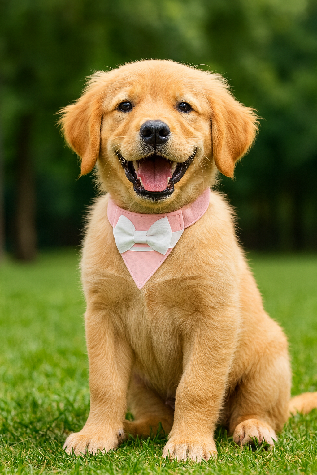 Perro usando collar Morpheus en vista de catálogo